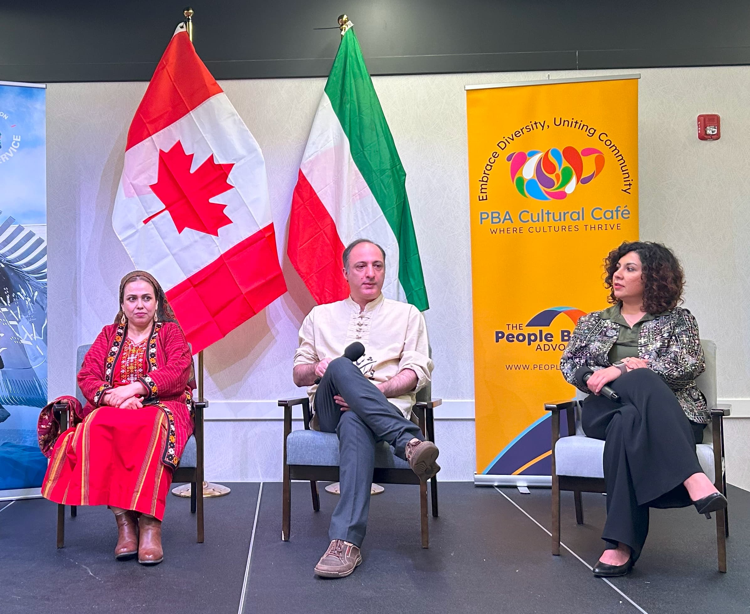 Saskatoon Iranian Cultural Association at the Cultural Cafe by the People Bridge Advocacy